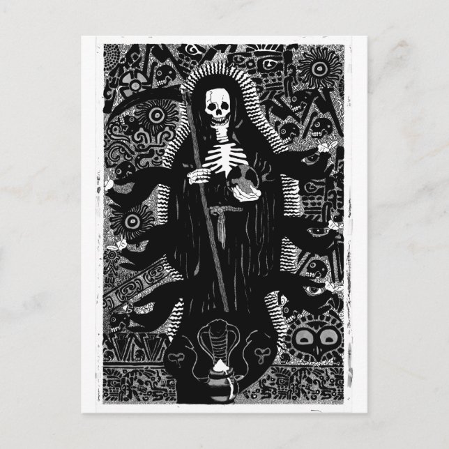 Carte Postale Santisima Muerte (Devant)