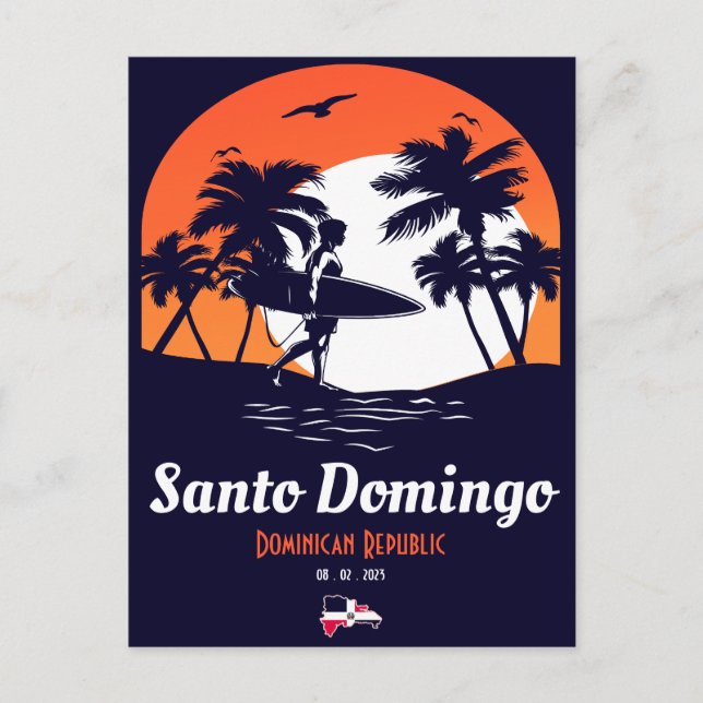 Carte Postale Santo Domingo République Dominicaine - Souvenirs R (Devant)