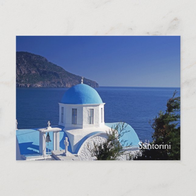 Carte postale Santorin Grèce (Devant)