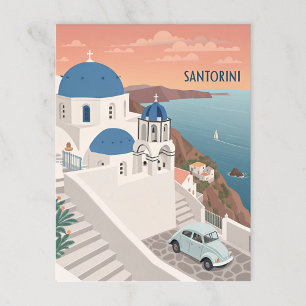 Carte Postale Santorin, Grèce