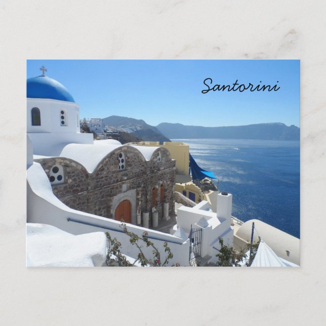 Carte Postale Santorin, Grèce (Devant)