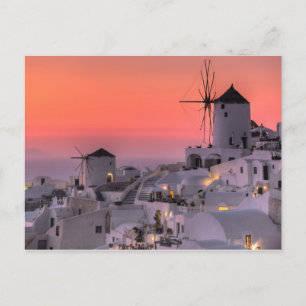 Carte Postale Santorini, Grèce