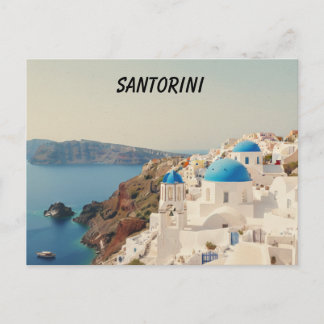 Carte Postale Santorini Postcard