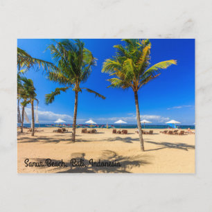 Carte Postale Sanur Beach, Bali, Indonésie