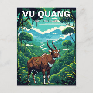 Carte Postale Saola in Vu Quang National Park Vietnam Travel