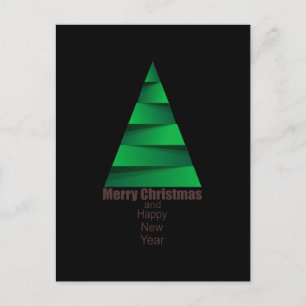 Carte Postale Sapin de Noël moderne