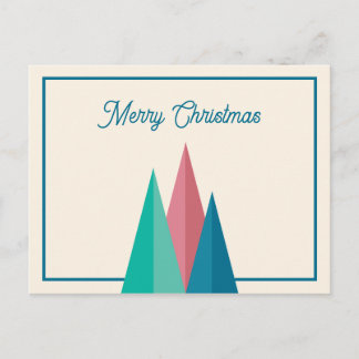 Carte Postale Sapins de Noël
