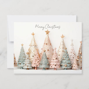 Carte Postale Sapins de Noël