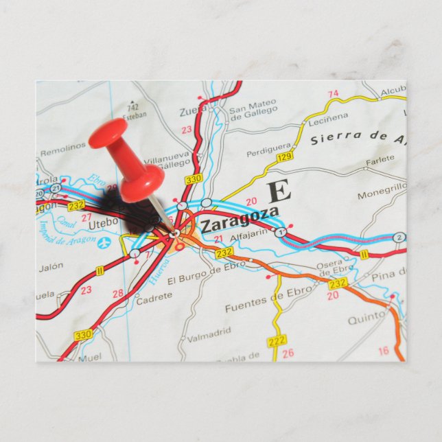 Carte Postale Saragosse, Aragon, Espagne (Devant)