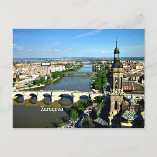 Carte Postale Saragosse, Espagne - vue panoramique