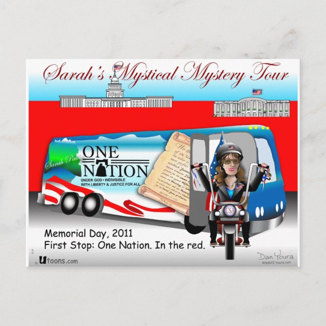 Carte Postale Sarah In the Red (Devant)