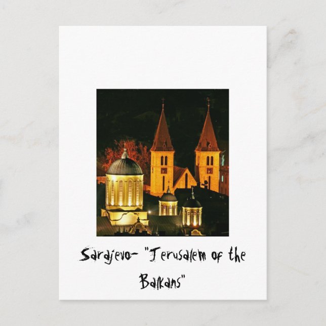 Carte Postale Sarajevo Jérusalem des Balcans (Devant)