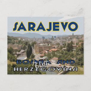 Carte Postale Sarajevo, Visitez la Bosnie-Herzégovine