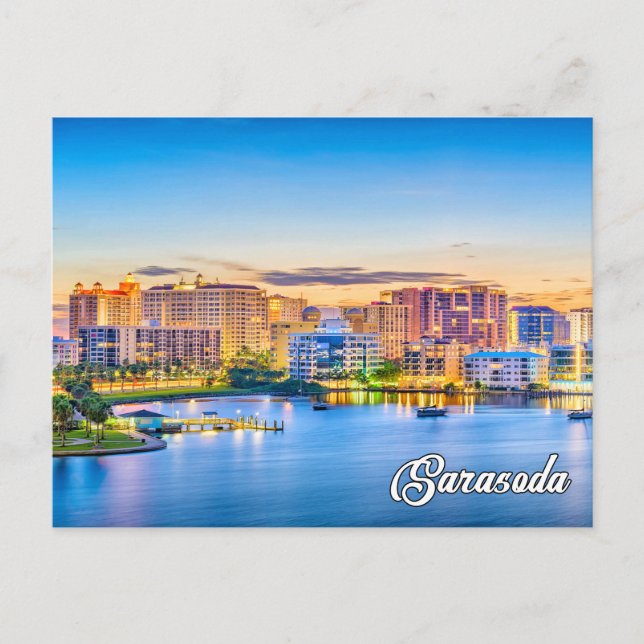 Carte Postale Sarasoda, Floride, États-Unis (Devant)