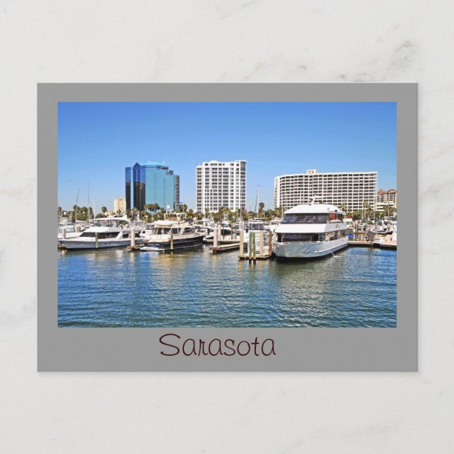 Carte Postale Sarasota, Floride, États-Unis (Devant)