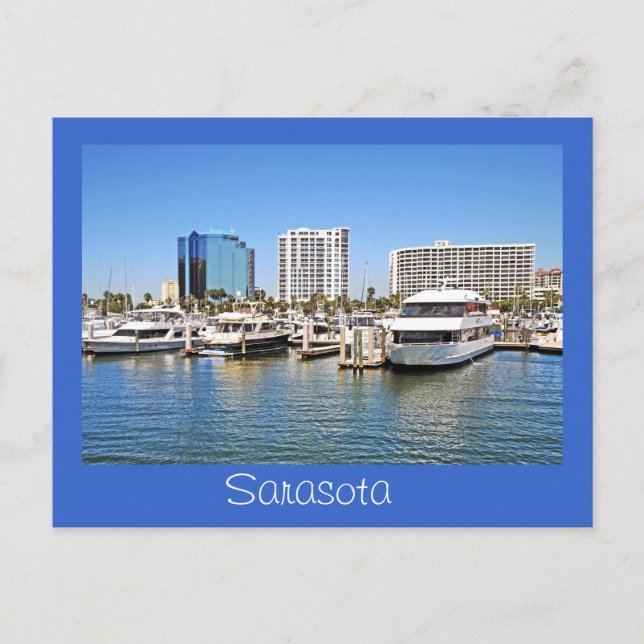 Carte Postale Sarasota, Floride, États-Unis (Devant)