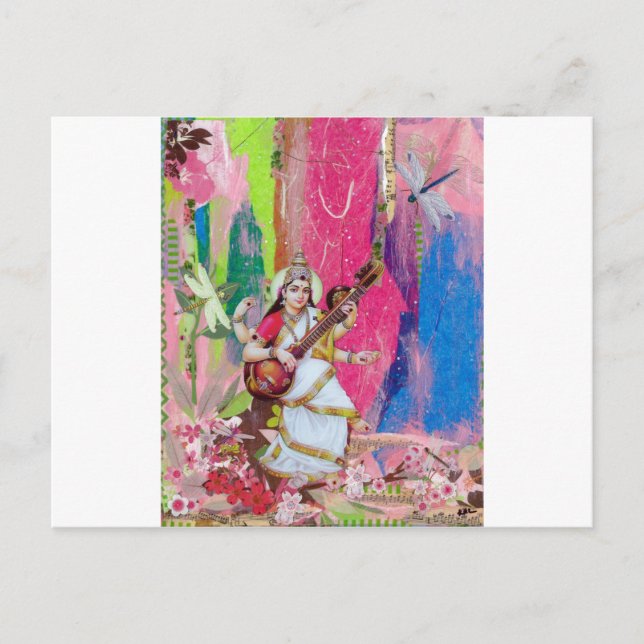 Carte Postale Saraswati (Devant)