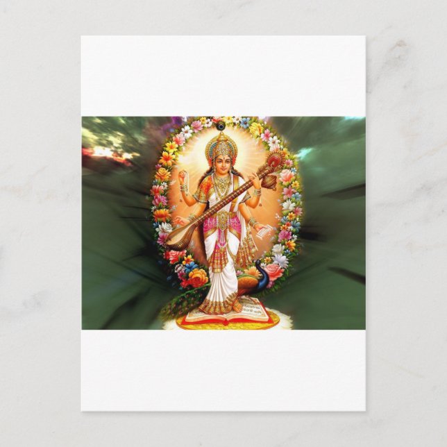 Carte Postale Saraswati (Devant)