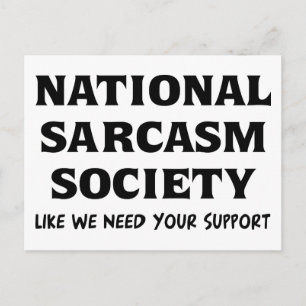 Carte Postale Sarcasme national