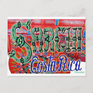 Carte Postale Sarchi Costa Rica Wagon