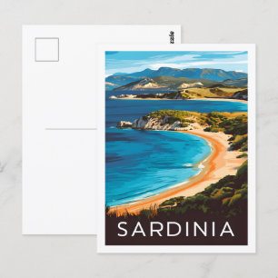 Carte Postale Sardaigne Italie Lieu de voyage célèbre