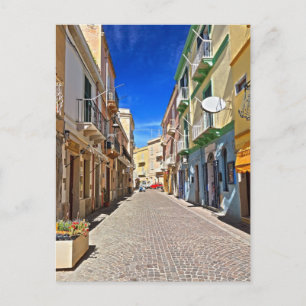Carte Postale Sardaigne - rue principale de Carloforte