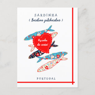 Carte Postale Sardines portugaises