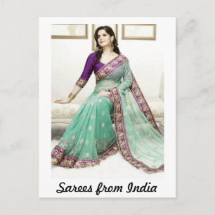 Carte Postale Sarees d'Inde