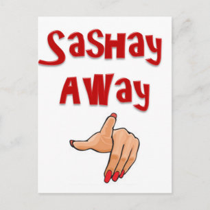 Carte Postale Sashay
