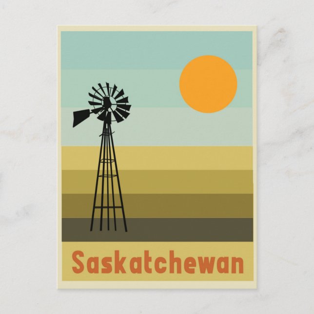Carte Postale Saskatchewan Canada (Devant)