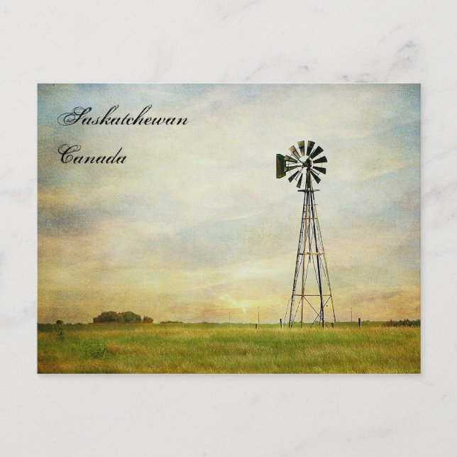 Carte postale Saskatchewan Canada "Winds of Change (Devant)