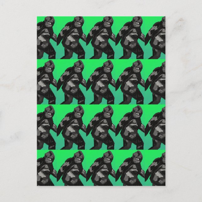 Carte postale Sasquatch Walking (Devant)