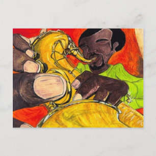 Carte Postale Sassy Sax