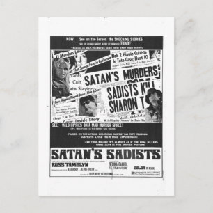 CARTE POSTALE SATAN'S SADISTS