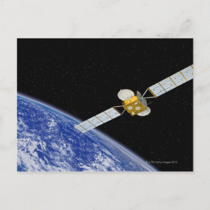 Carte Postale Satellite de télécommunications