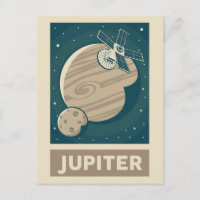 Satellite Jupiter Retro Galaxy