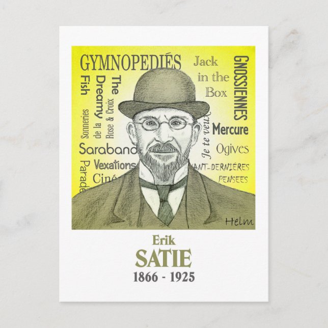 Carte Postale Satie (Devant)