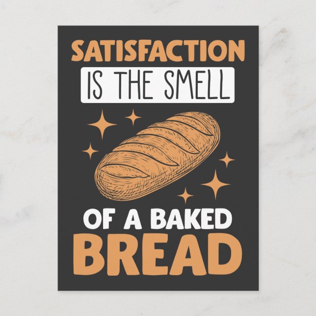 Carte Postale Satisfaction alimentaire Farine de foie Cuisson de (Devant)