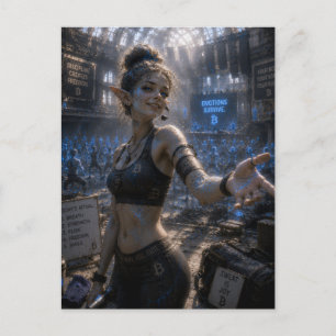 Carte Postale Satisfaction / Entraîneur de Fitness / Salle de Co