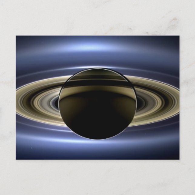 Carte Postale Saturne - Le jour où la Terre a souri (Devant)
