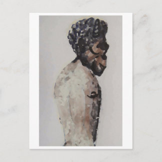 Carte Postale Satyr/coléan RS huile p