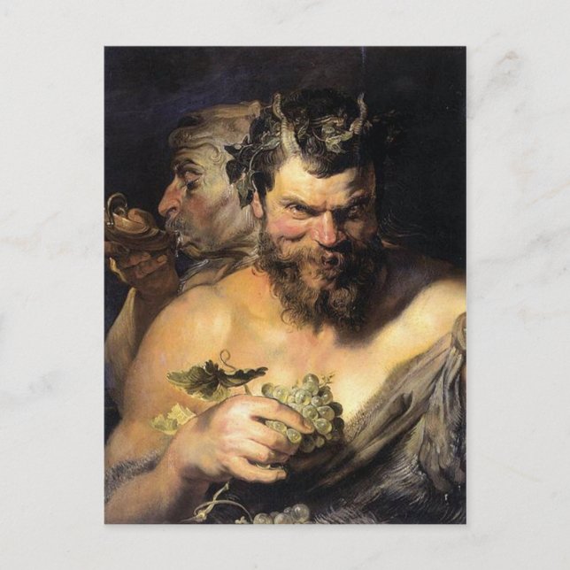 Carte Postale Satyr - Satan - Rubens (Devant)
