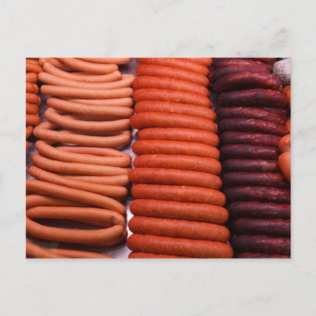 Carte Postale Saucisses (Devant)