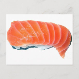 Carte Postale Saumon Sashimi