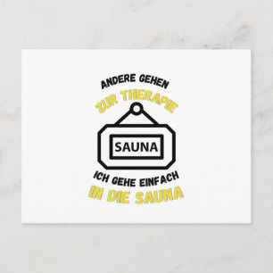 Carte Postale Sauna Autres Aller À Thérapie Saunas