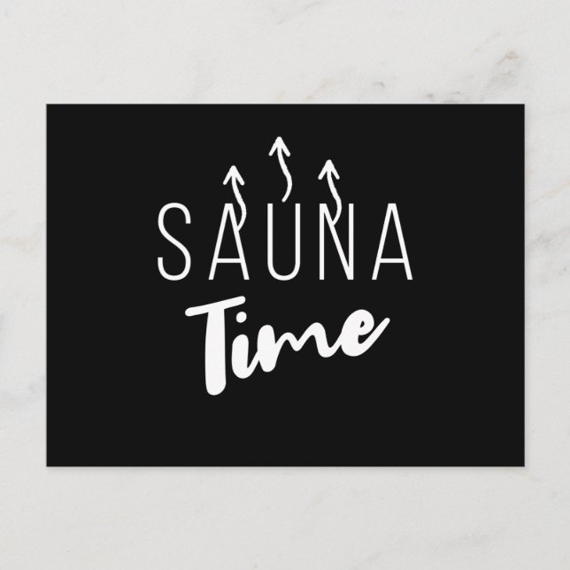 Carte Postale Sauna TIme Wellness (Devant)