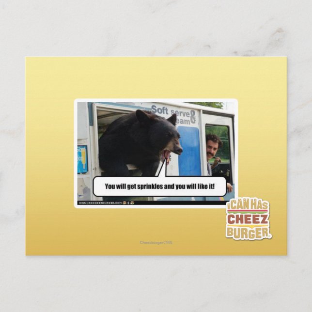 Carte Postale Saupoudrer (Devant)