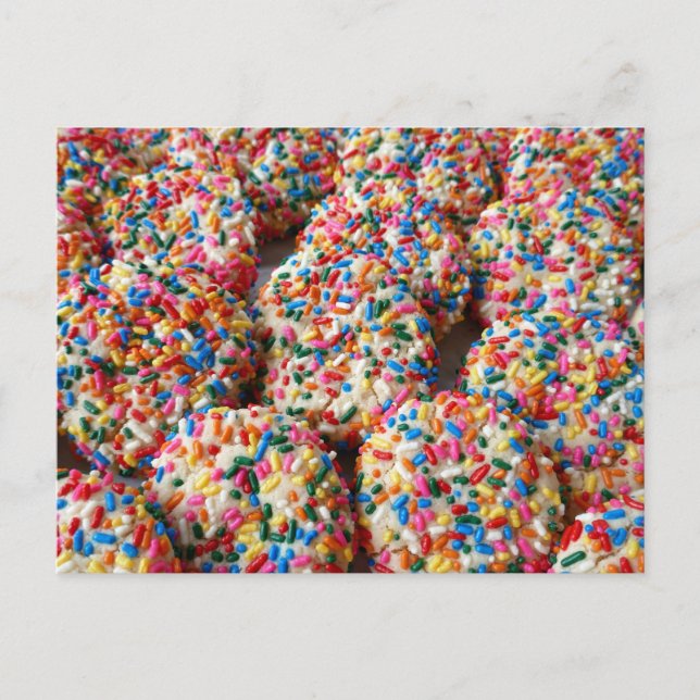 Carte Postale Saupoudrer Cookies amusant Baking Photography (Devant)