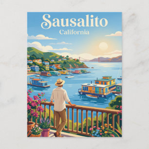 Carte Postale Sausalito États-Unis
