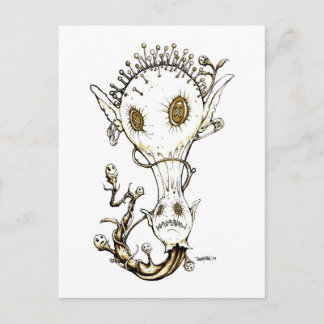 Carte Postale saut à tête noire